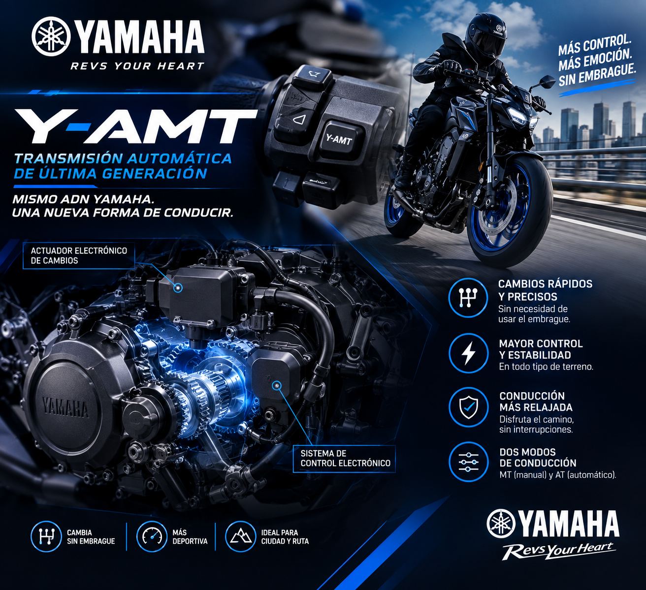 Transmisión Y-AMT de Yamaha