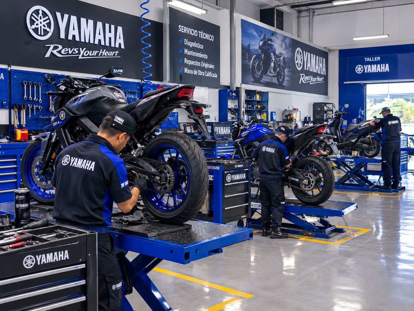 Taller de servicio técnico Yamaha